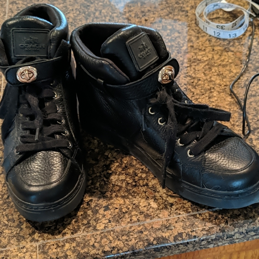 Coach high-top sneakers SZ 7